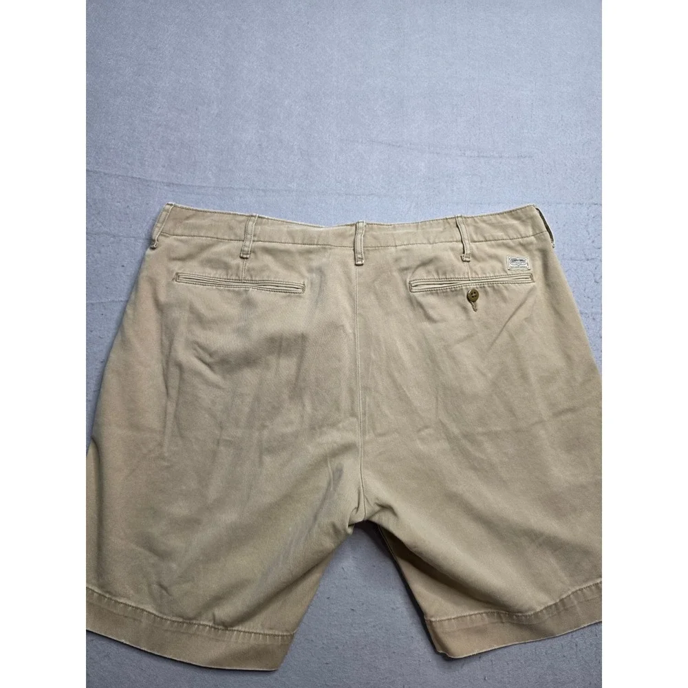 Denim & Supply Ralph Lauren Chino Shorts Mens 36 Khaki Cotton Flat Front Outdoor